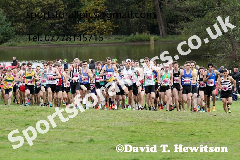 Senior mens 2021 National Cross Country Relays, Berry Hill Park, Mansfield. Photo: David T. Hewitson/Sports for All Pics
